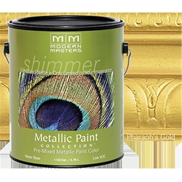 Modern Masters ME660 1 Gallon Pharaohs Gold Metallic Paint Semi